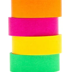 Lot de 4 Masking tapes fluo - Rico Design