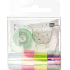 Lot de 5 mini masking tapes effet miroir - Rico Design