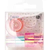 Lot de 5 mini masking tapes effet miroir roses - Rico Design