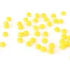 Lot de 50 perles à facettes en verre 4x6 mm - jaune