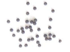 Lot de 50 perles à facettes en verre 4x6 mm - gris
