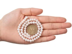 Lot de 20 perles de culture - Forme graine - 6 mm