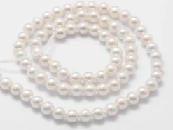 Lot de 20 perles effet culture rondes - 4 mm