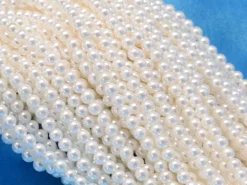 Lot de 20 perles effet culture rondes - 3 mm