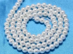 Lot de 20 perles effet culture rondes - 3 mm