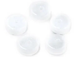 Lot de 20 perles heishi naturelles 6 mm - Jade blanche