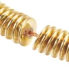 Lot de 20 perles intercalaires en hématite synthétique - Doré à l'or fin