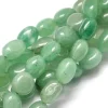 Lot de 20 perles ovales - Aventurine verte