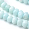 Lot de 20 perles rondelles coquillage naturel - Aqua