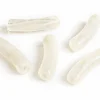 Lot de 5 perles tubes - Imitation naturelle marbre 6 mm - Naturel