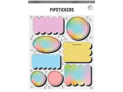 Lot de 5 planches d'étiquettes pastels
