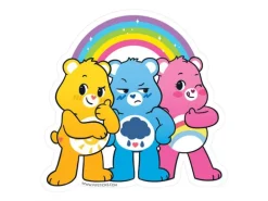 Lot de 3 stickers Bisounours vinyle