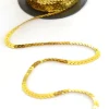 1m de ruban sequin 6 x 6 mm - doré