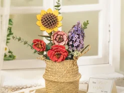 Maquette Bouquet de fleur en bois Puzzle 3D - Rolife