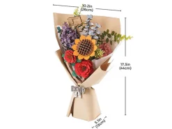 Maquette Bouquet de fleur en bois Puzzle 3D - Rolife