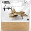 Maquette carton - Avion 16,5 x 17,5 x 6 cm