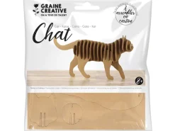Maquette chat carton 22 x 11 x 4,5 cm