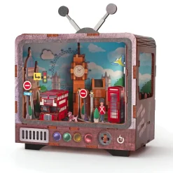 Maquette 3D Bois Tv Londres - Graine Créative