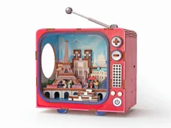 Maquette 3D Bois Tv Paris - Graine Créative