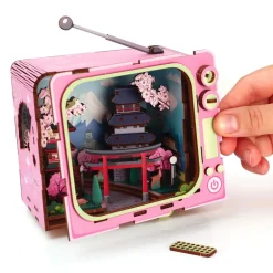 Maquette 3D Bois Tv Tokyo - Graine Créative