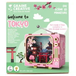 Maquette 3D Bois Tv Tokyo - Graine Créative