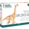 Maquette en bois 3D mécanique diplodocus