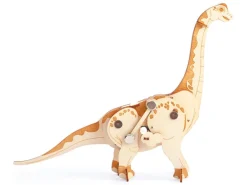 Maquette en bois 3D mécanique diplodocus