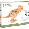 Maquette en bois 3D mécanique T-Rex