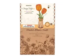 Maquette fleur miniature - Tulipe Orange (Orange Tulip) - Rowood