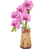 Maquette fleur miniature - Orchidée papillon violette (Purple Moth Orchid) - Rowood