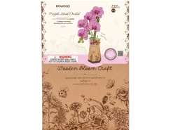Maquette fleur miniature - Orchidée papillon violette (Purple Moth Orchid) - Rowood