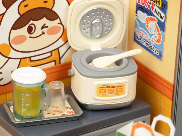 Maquette Street Food de nuit - Robotime