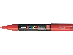 Marqueur posca - pointe extra-fine 0,7 mm - Rouge- PC1M