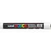 Marqueur posca - pointe fine 1,5 mm - blanc - PC3M