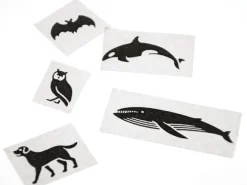 Masking tape à motifs - black animals