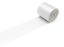 Masking tape Casa - rayé Argent