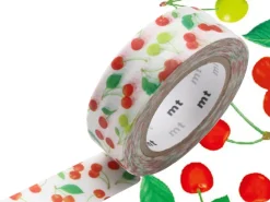 Masking tape motif - Cerises