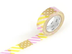 Masking tape motif - Rayures et pois I