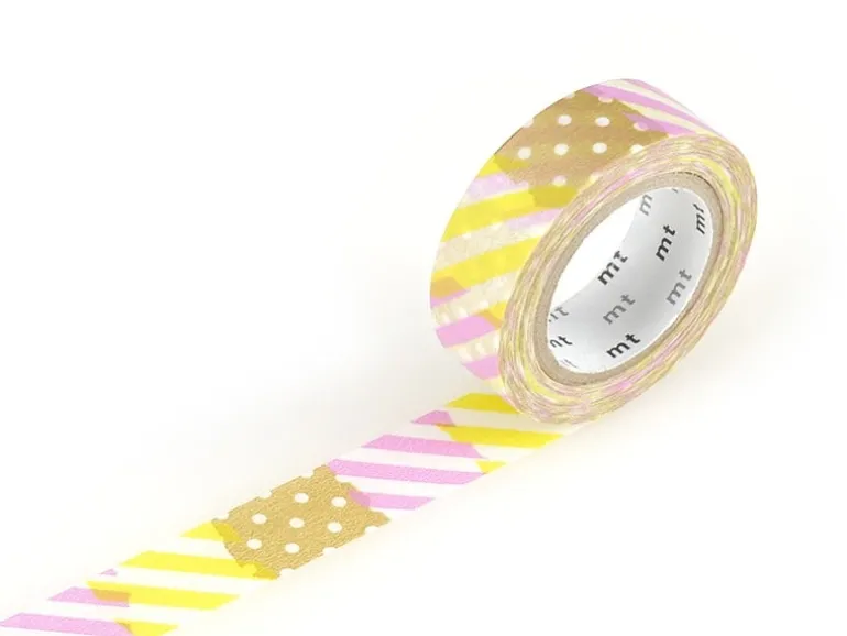Masking tape motif - Rayures et pois I