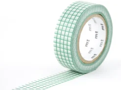 Masking Tape MT Motif quadrillage vert - Scrapbooking