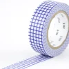 Masking Tape MT Motif quadrillage bleu - Scrapbooking