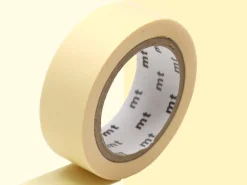 Masking Tape MT Uni pastel jaune sunflower - Scrapbooking