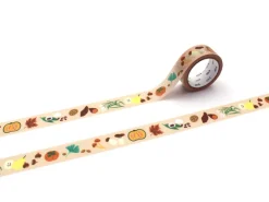 Masking Tape MT x Lea Maupetit couleurs d'automne - Scrapbooking - 1,5 cm x 5 m