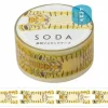 Masking tape transparent - Tigre 22 mm x 3 m - KINGJIM SODA