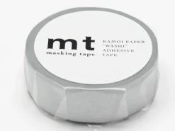 Masking tape uni - argent