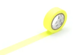 Masking tape uni - jaune fluo