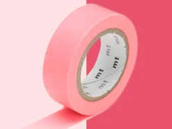 Masking tape uni - Rouge fluo