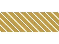 Masking tape washi motif - Rayures fines dorées
