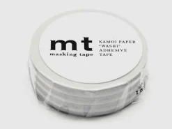 Masking tape washi motif - Lignes argentées