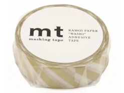 Masking tape washi motif - Rayures dorées